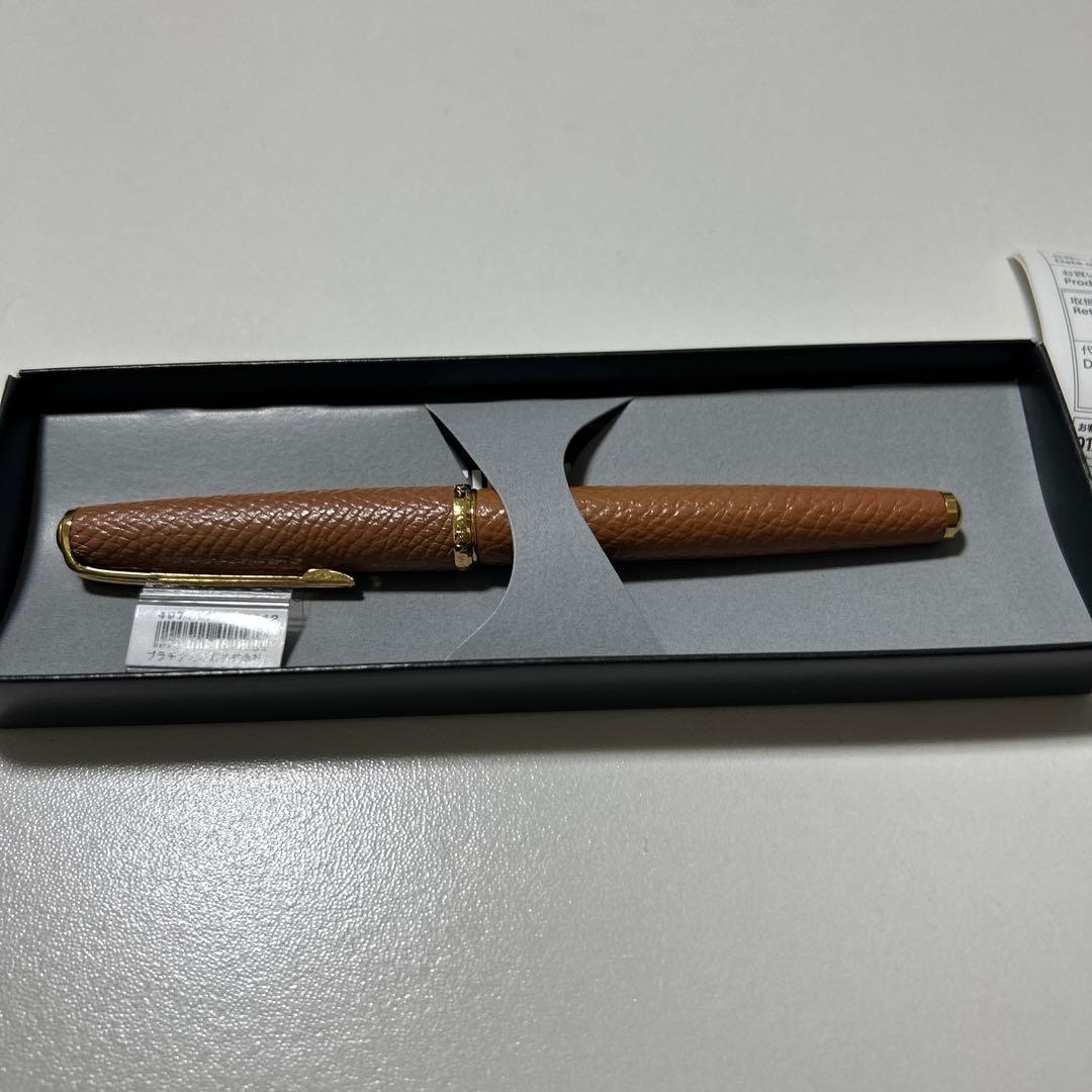 ミ*デ様 プラチナ万年筆　美巧　シープ　F 14金　終売品