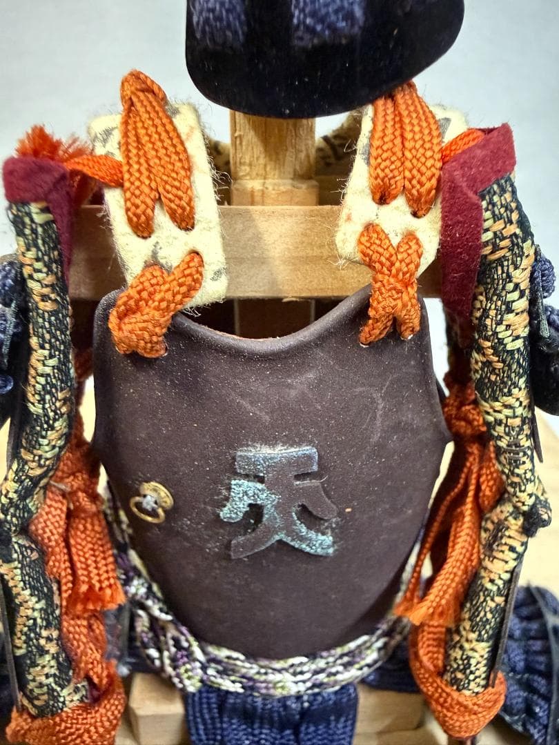 明智光秀 武士の人形 約15cm