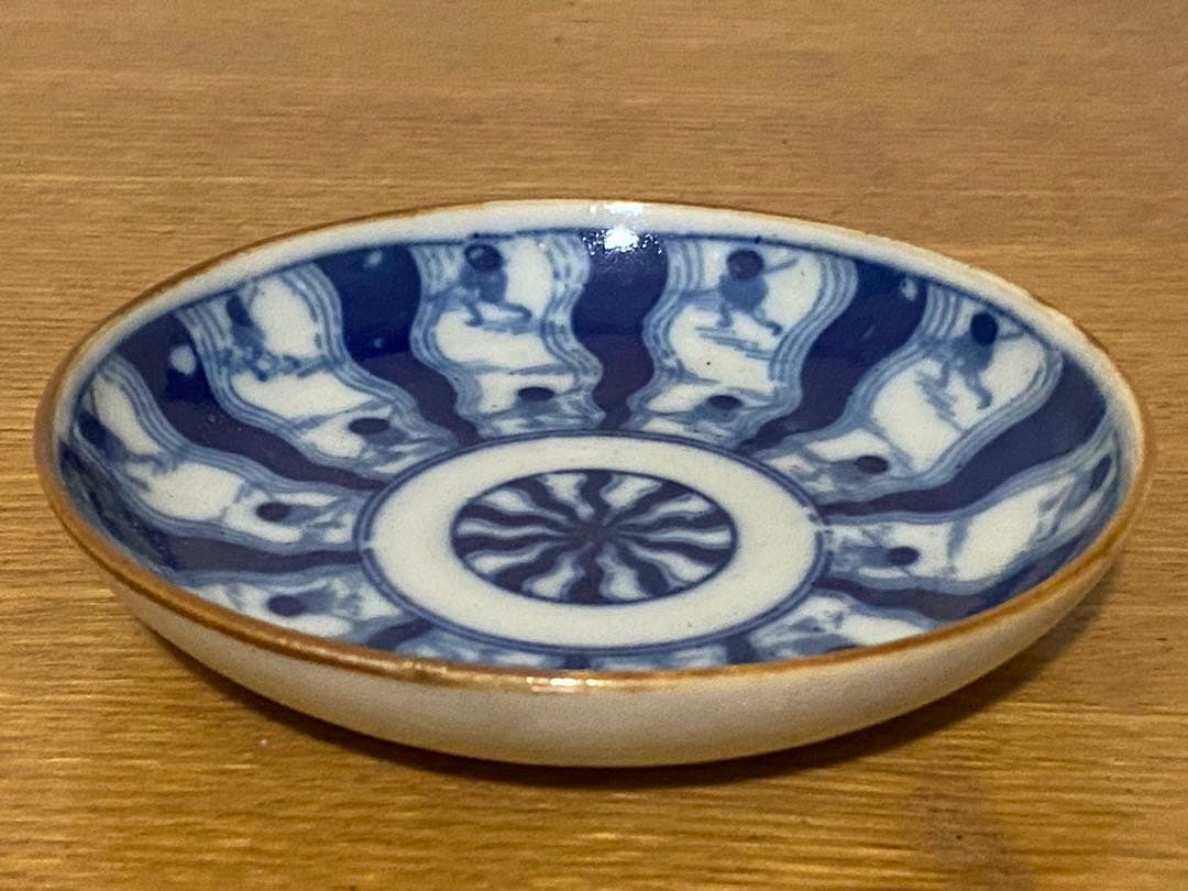 明治印判手　手塩皿