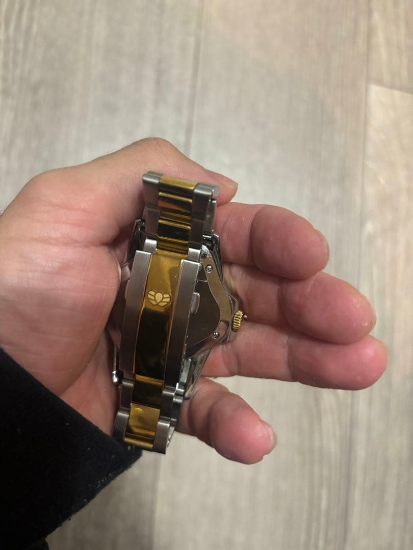 LAARVEE(ラーヴィー) ゴールド ブルー ダイバーズウォッチ