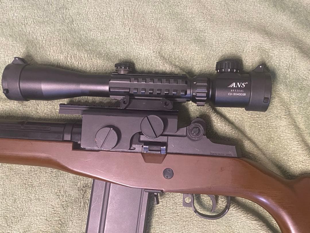 東京マルイ U.S. ライフル M14 ウッドタイプ　バイポッド・スコープ付き