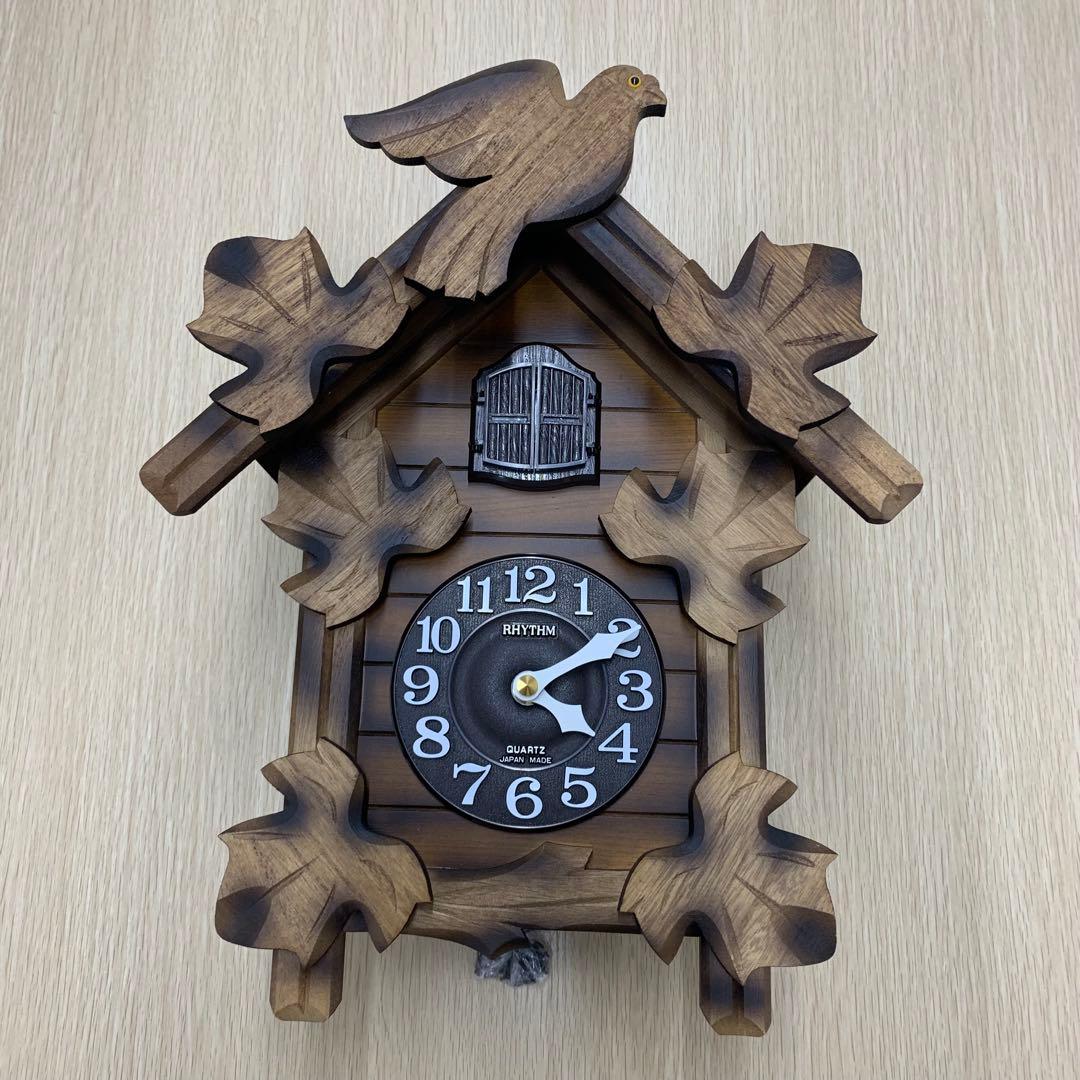 RHYTHM クォーツ 報時付掛け時計