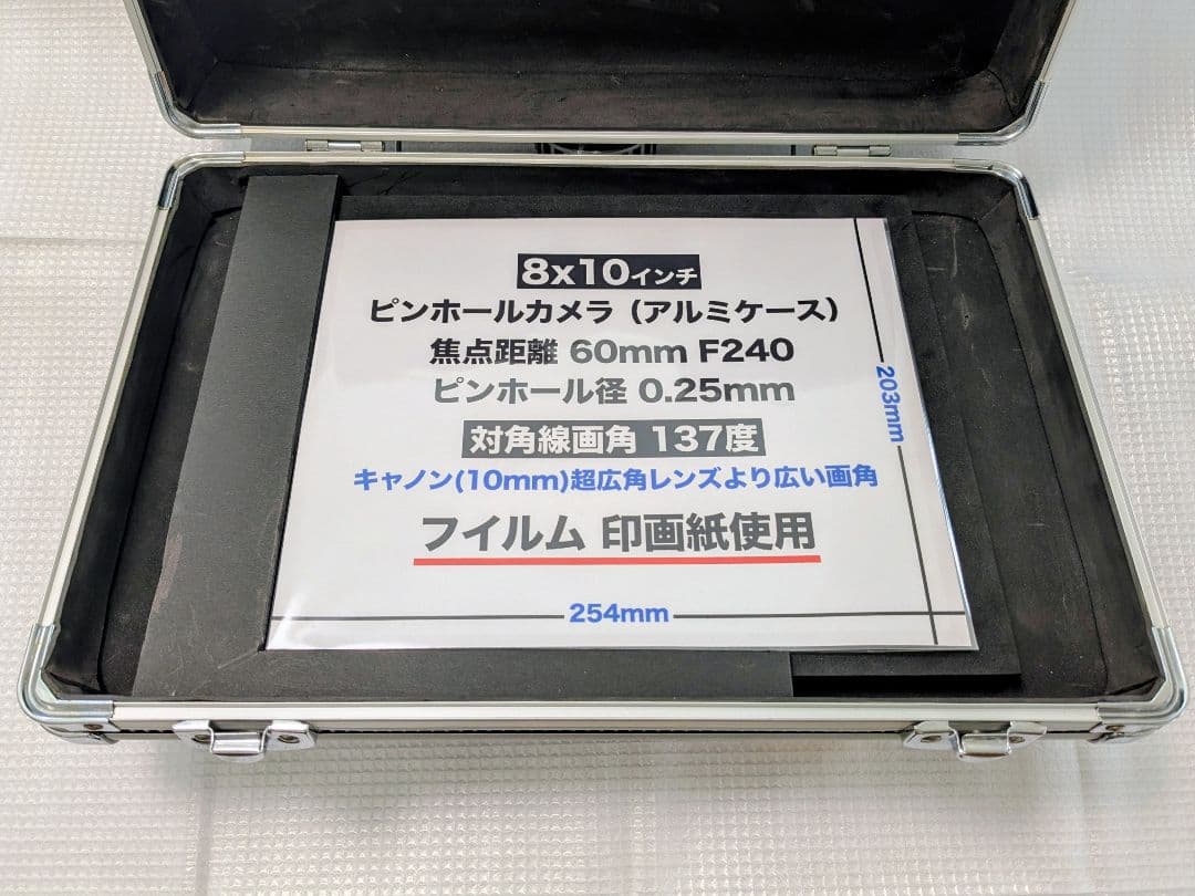 超広角ピンホールカメラ