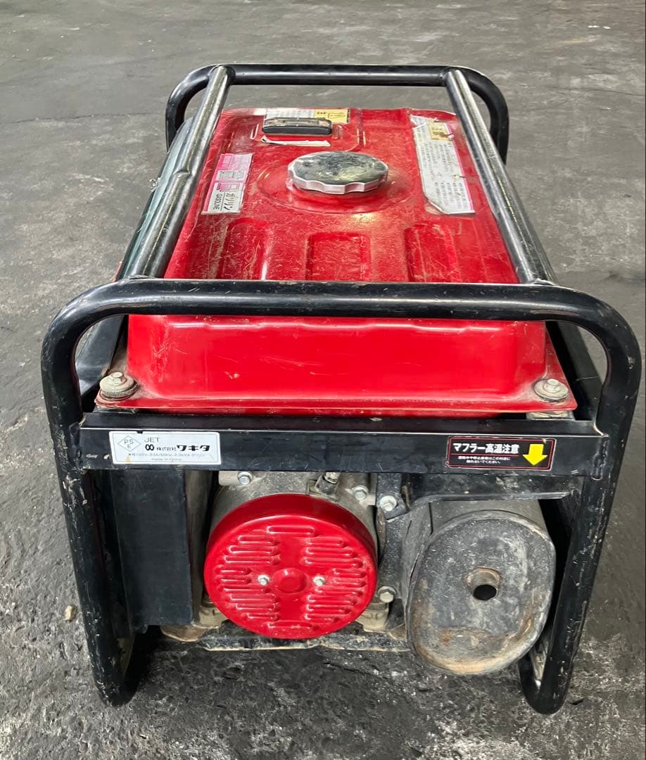 ワキタ　中古エンジン発電機　HPG2500-6