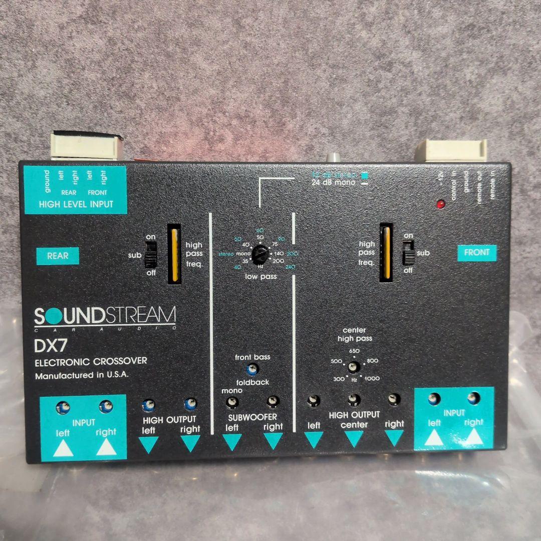 SOUND STREAM DX7 エレクトロニック クロスオーバー