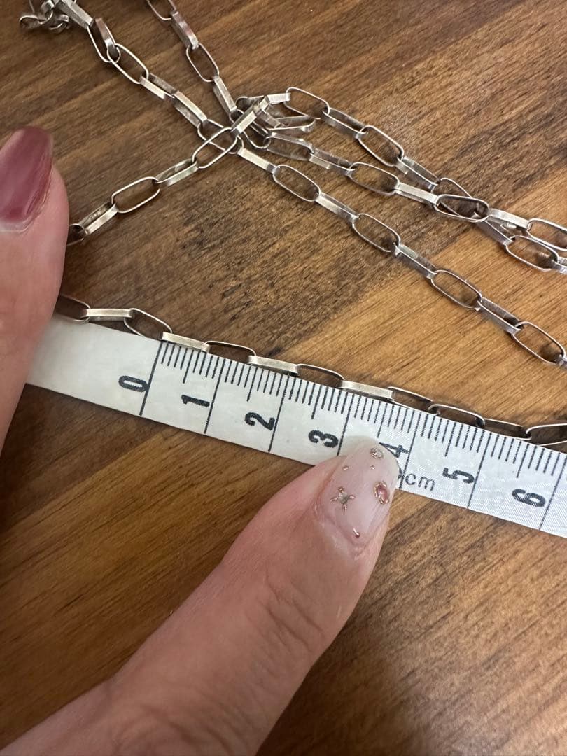 ナバホハンドメイドチェーン　60cm