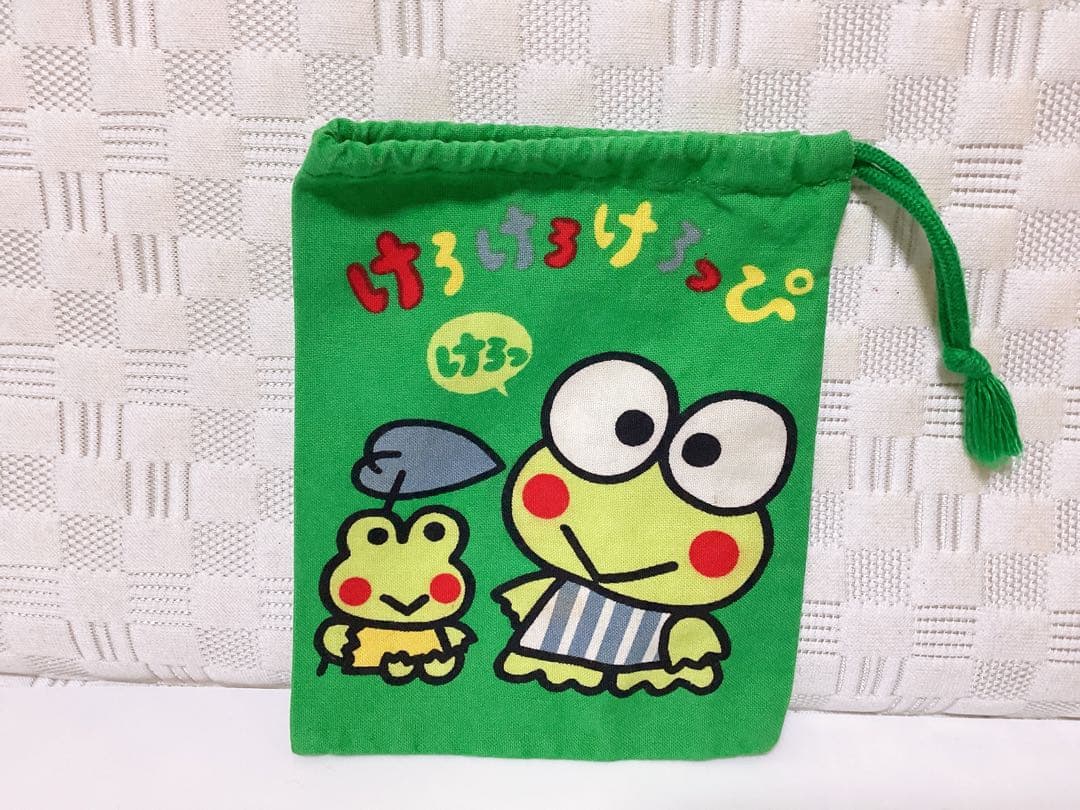 昭和レトロ サンリオ❤︎けろけろけろっぴ❤︎ ハンドタオル&巾着袋セット⭐️特典付き⭐