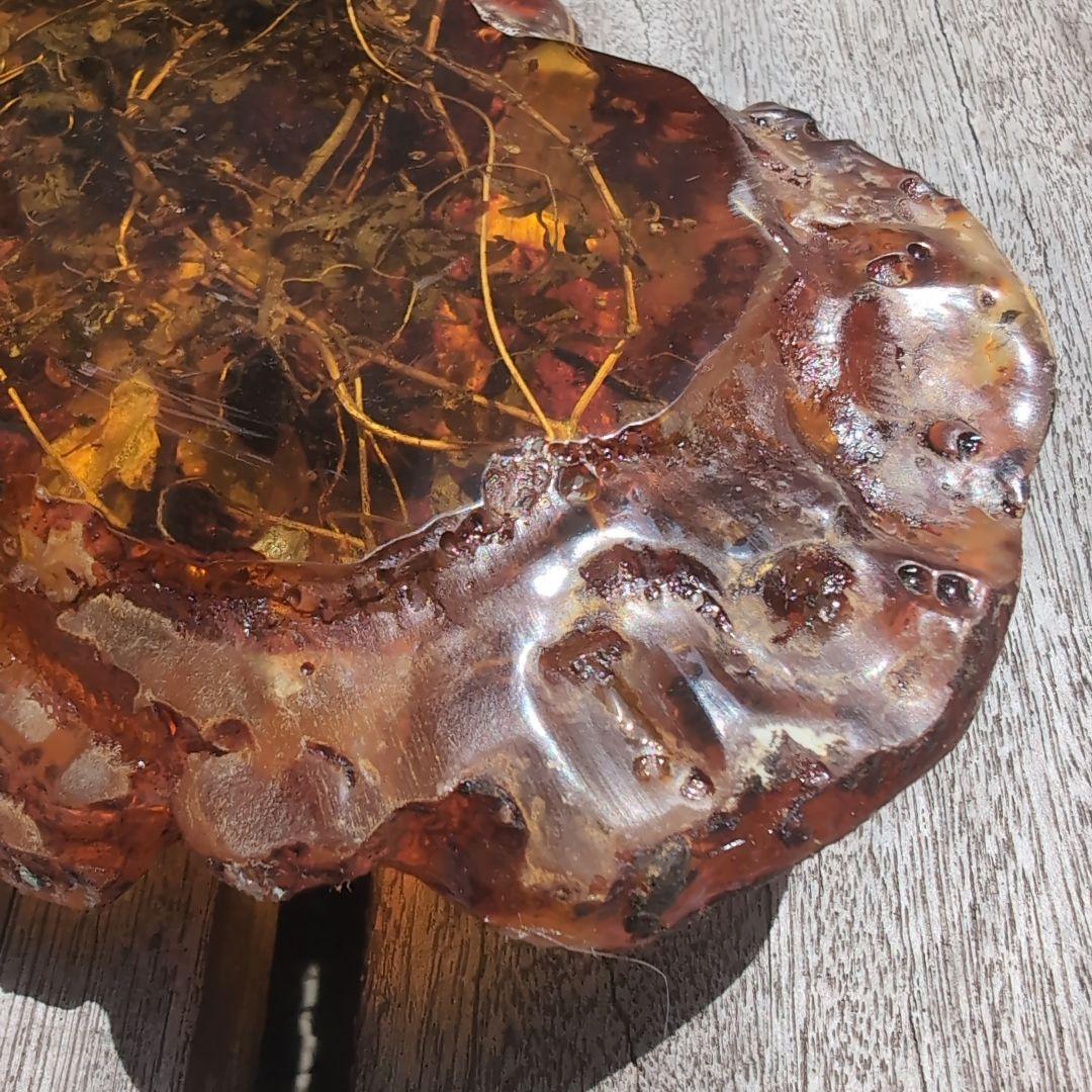 琥珀　化石　塊