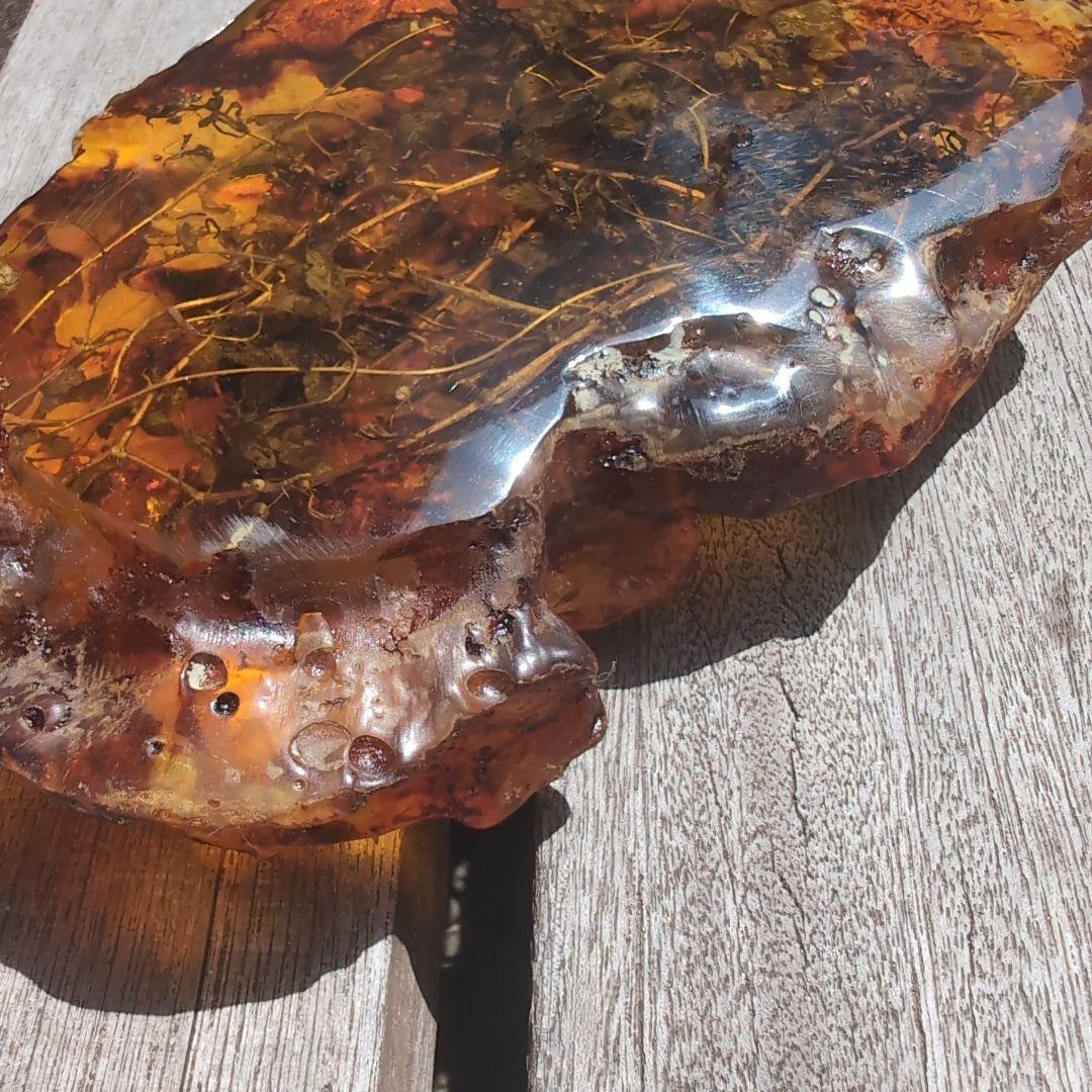 琥珀　化石　塊