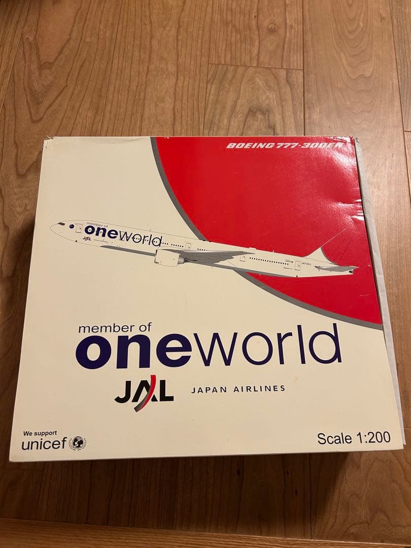 JAL B777-300 one world特別塗装1/200　JC WINGS