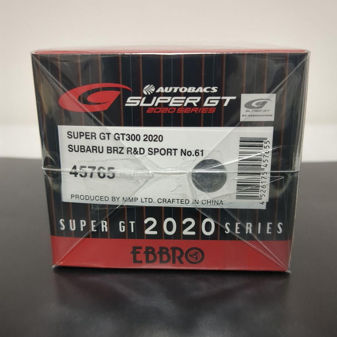 新品未開封 エブロ BRZ R＆D SPORT 2020 スーパーGT スバル