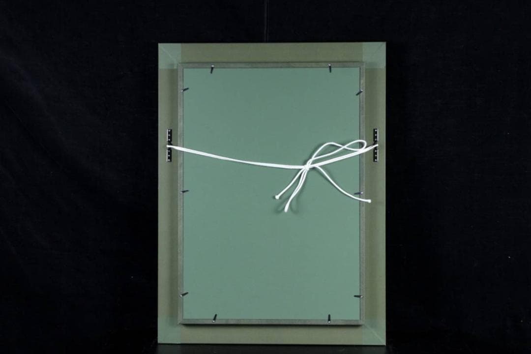 大島士一　真作保証 「鏡の前に立つ裸」 肉筆油彩M12号