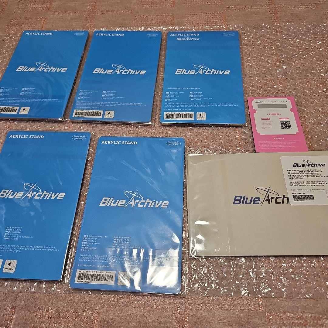ブルーアーカイブ ブルアカ 韓国限定 PEER アクリルスタンド アビドス 全員