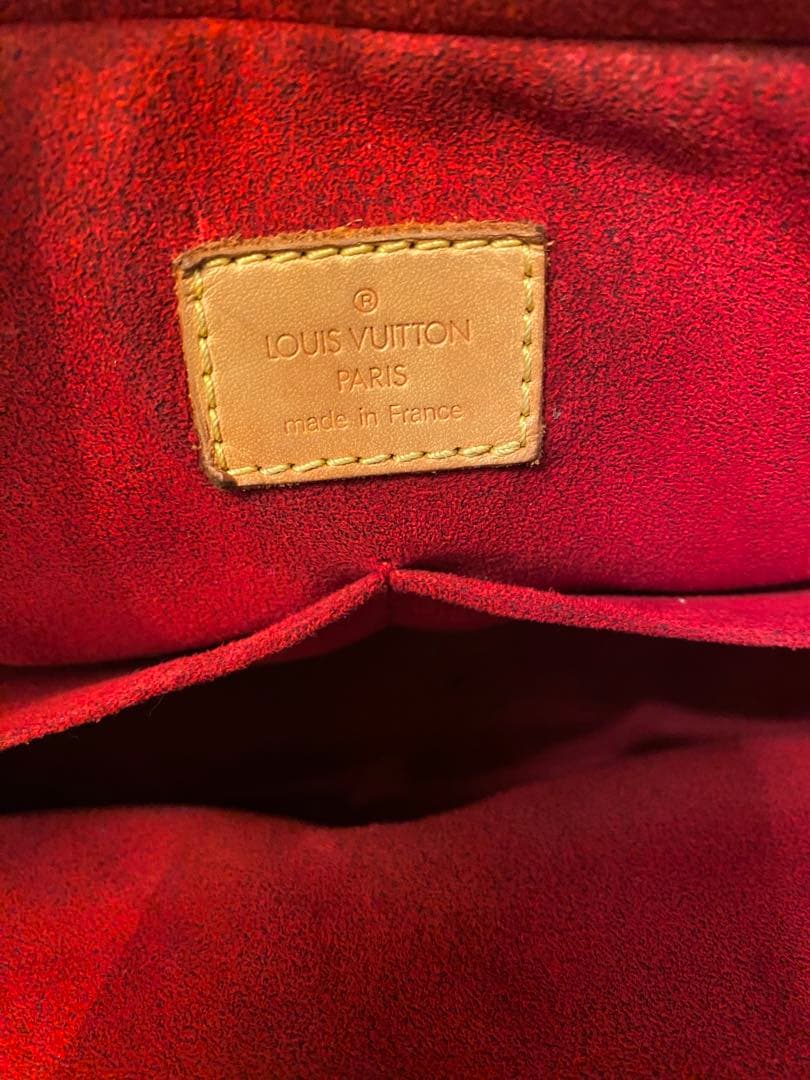 Louis Vuitton ブラウンレザートートバッグ