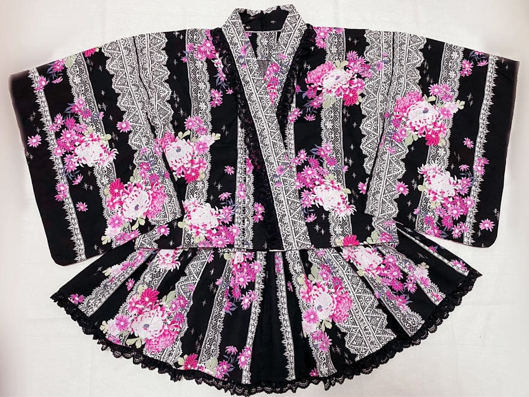 ♡地雷系花柄浴衣ドレス♡