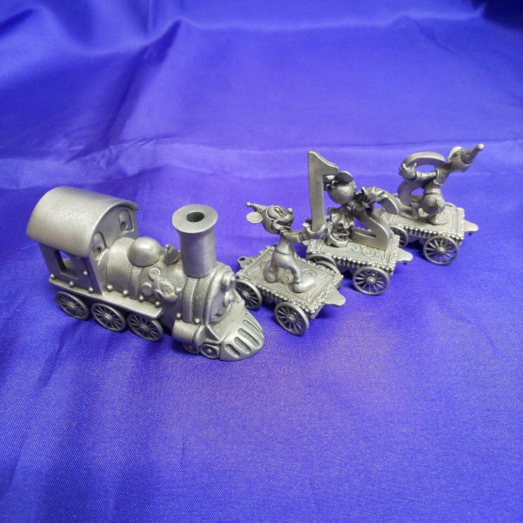 ディズニー ハドソン ピューター 真鍮製 ミッキー&フレンズ 列車