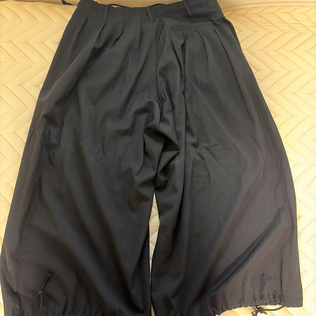 yohji yamamoto poor homme バルーンパンツ　ウールギャバ