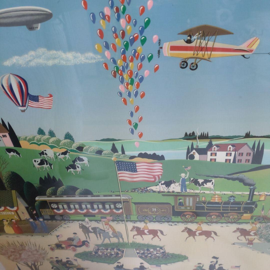 素敵なカントリー　アメリカ　ニッキーワタナベ　シルクスクリーン　大