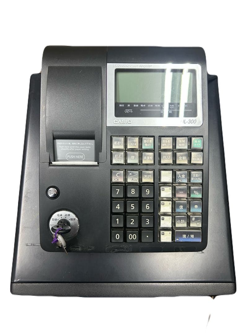 CASIO NL-300 電子レジスター　ブラック