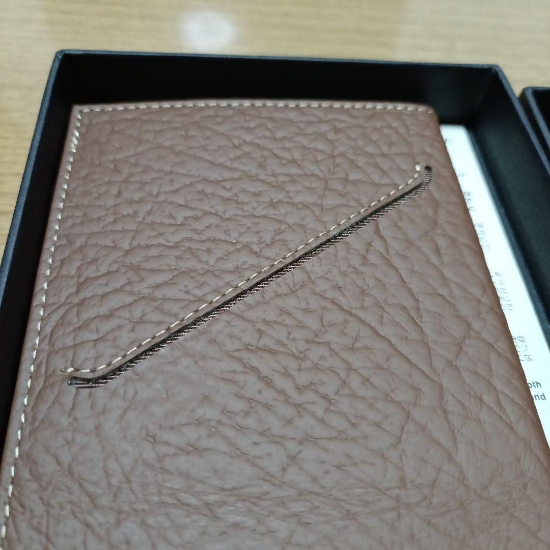 新品　JAL ファーストクラス　本革 パスポートケース ブラウン
