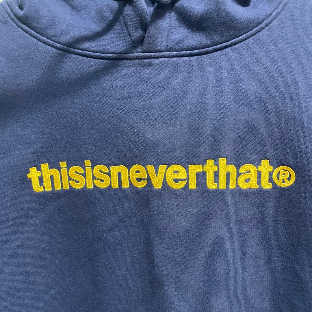 thisisneverthat® ネイビー パーカー Lサイズ