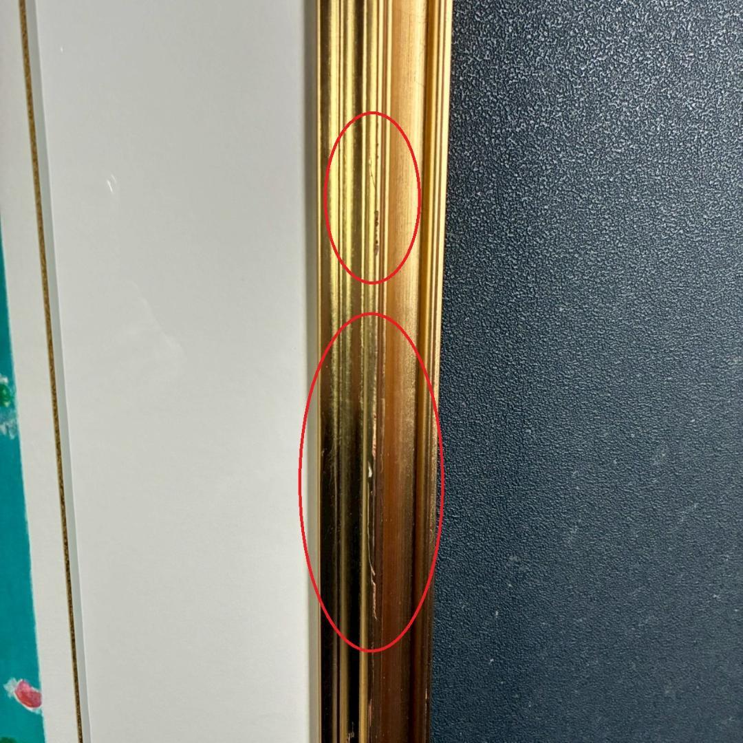 美品 児島善三郎「ペルシャ壺にバラ」リトグラフ 印章有 兒嶋俊郎監修証明シール有