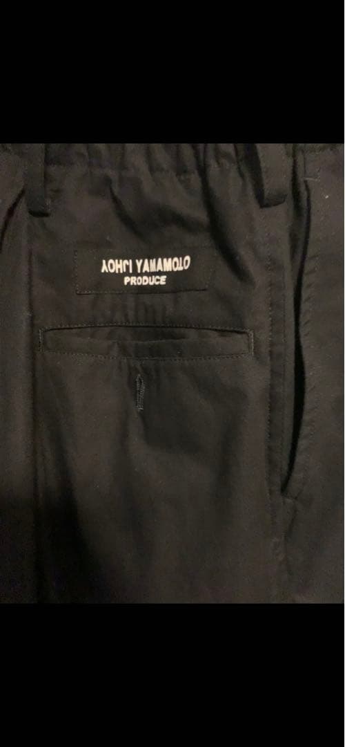 ヨウジヤマモト YohjiYamamoto カラスパンツ　ブラックスキャンダル