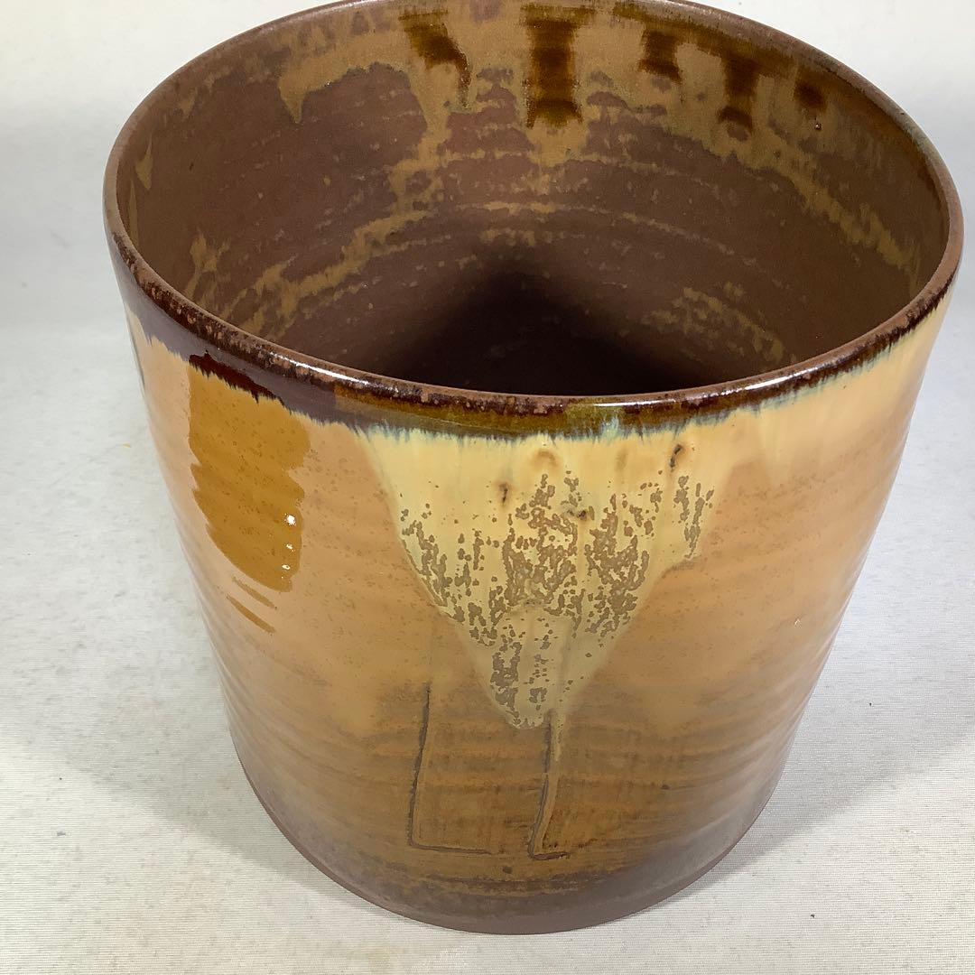 高取焼　高取一重口水指　13代　高取八仙　茶道具　送料無料