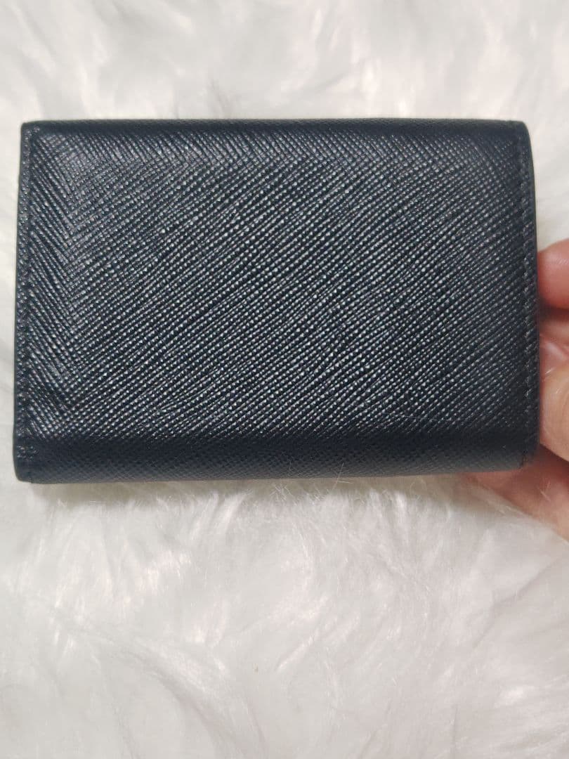 【PRADA 】ブラック 三つ折り財布