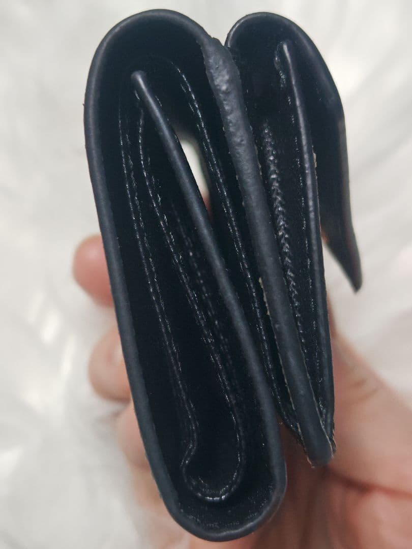 【PRADA 】ブラック 三つ折り財布