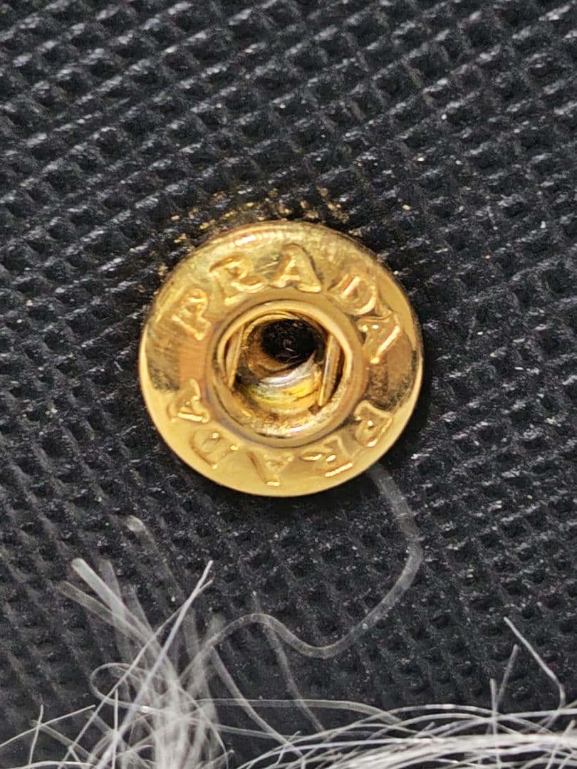 【PRADA 】ブラック 三つ折り財布