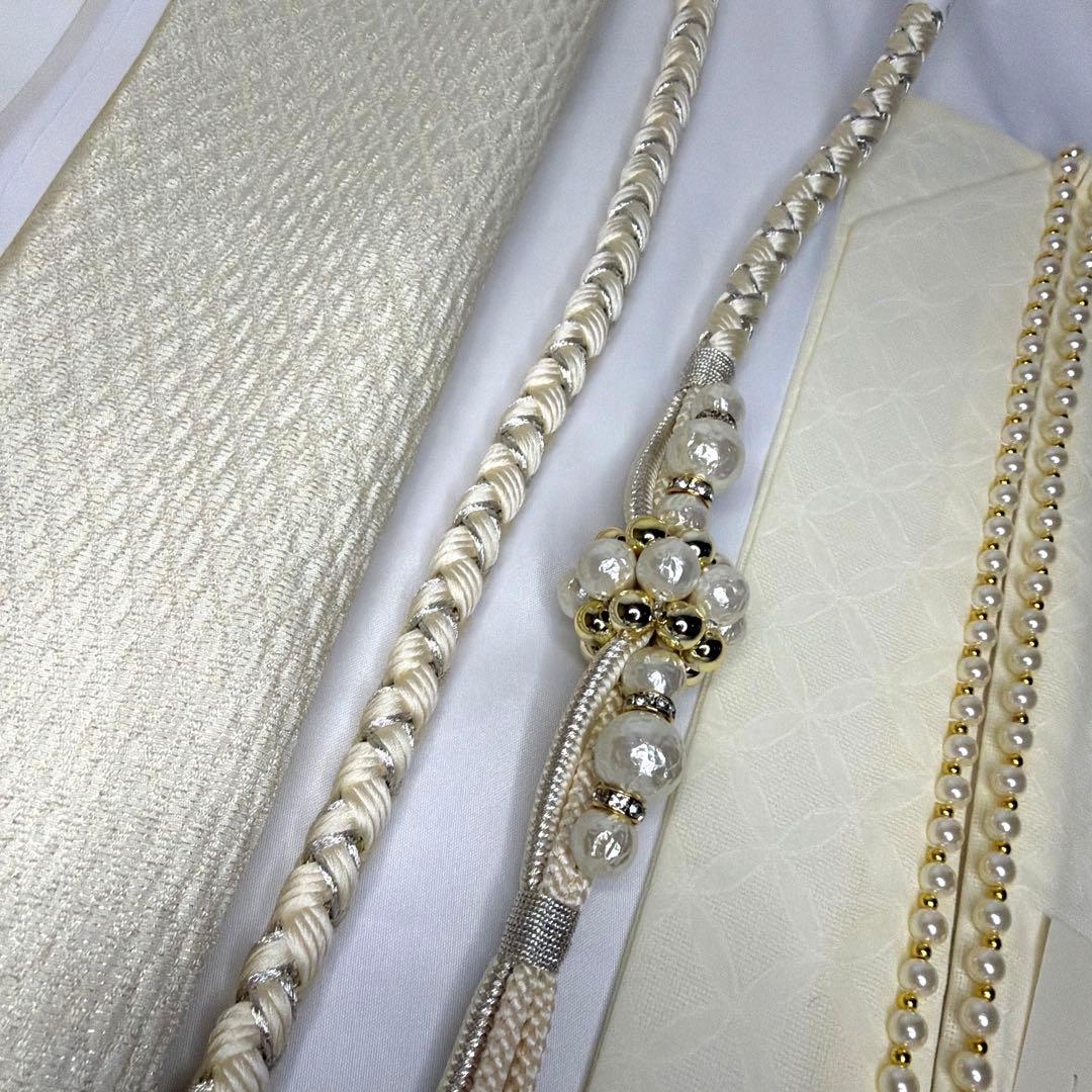 新品　振袖用　2026年最新モデル　帯締め　帯揚げ　半襟　重ね襟　セット