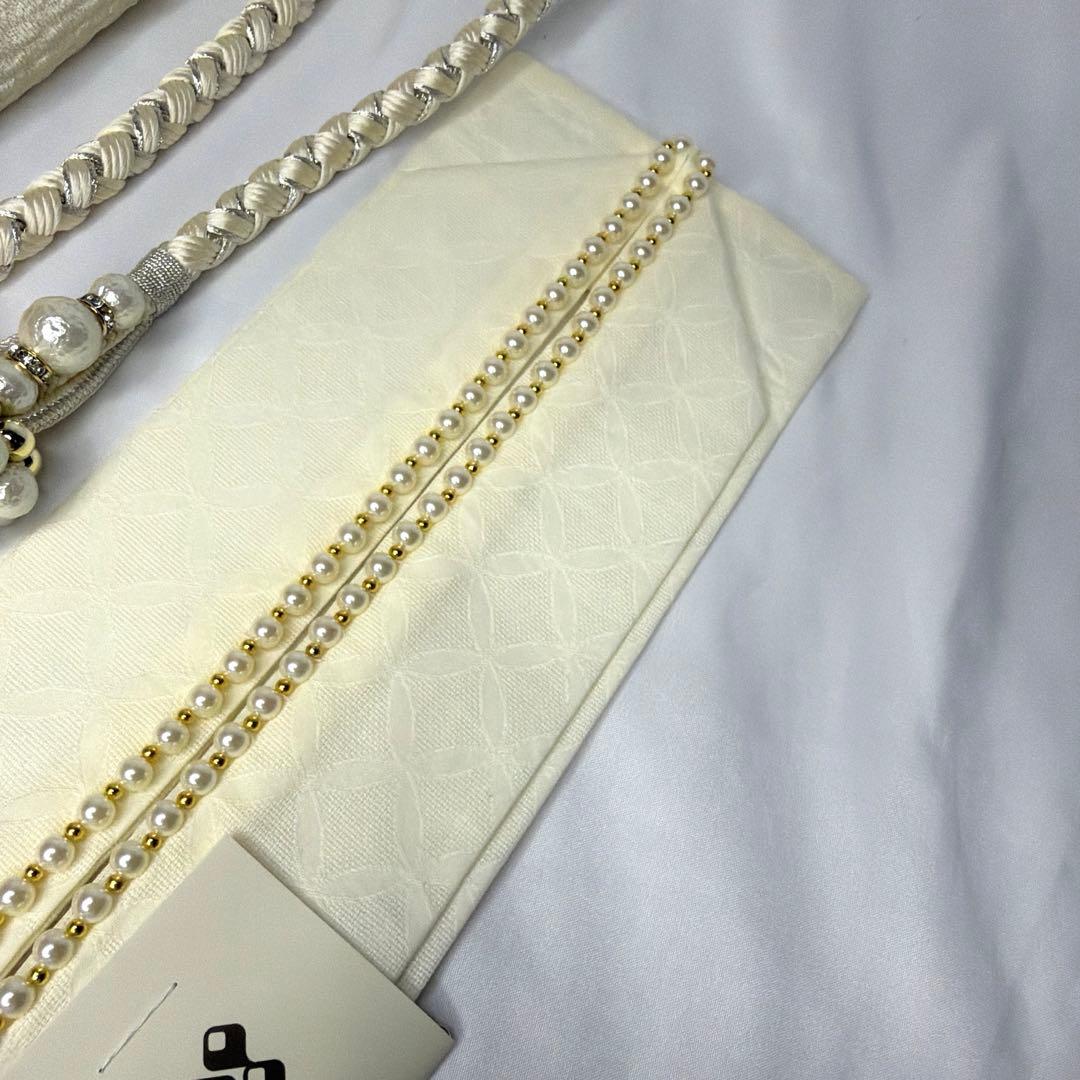 新品　振袖用　2026年最新モデル　帯締め　帯揚げ　半襟　重ね襟　セット