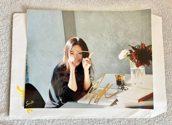 倉木麻衣 サイン入り写真