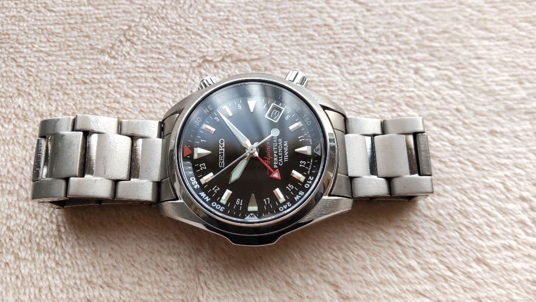 【不動品】SEIKO Alpinist　8F56-00D0