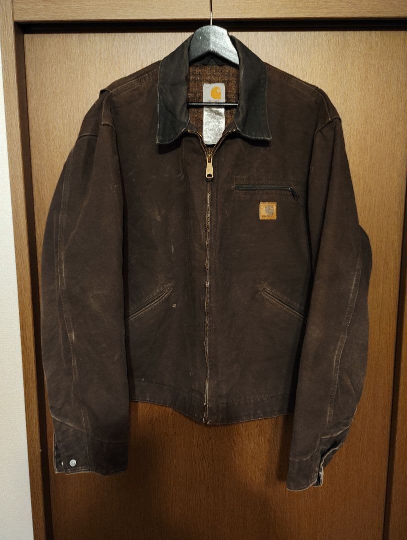 渋フェードCarharttデトロイトジャケットカーハート