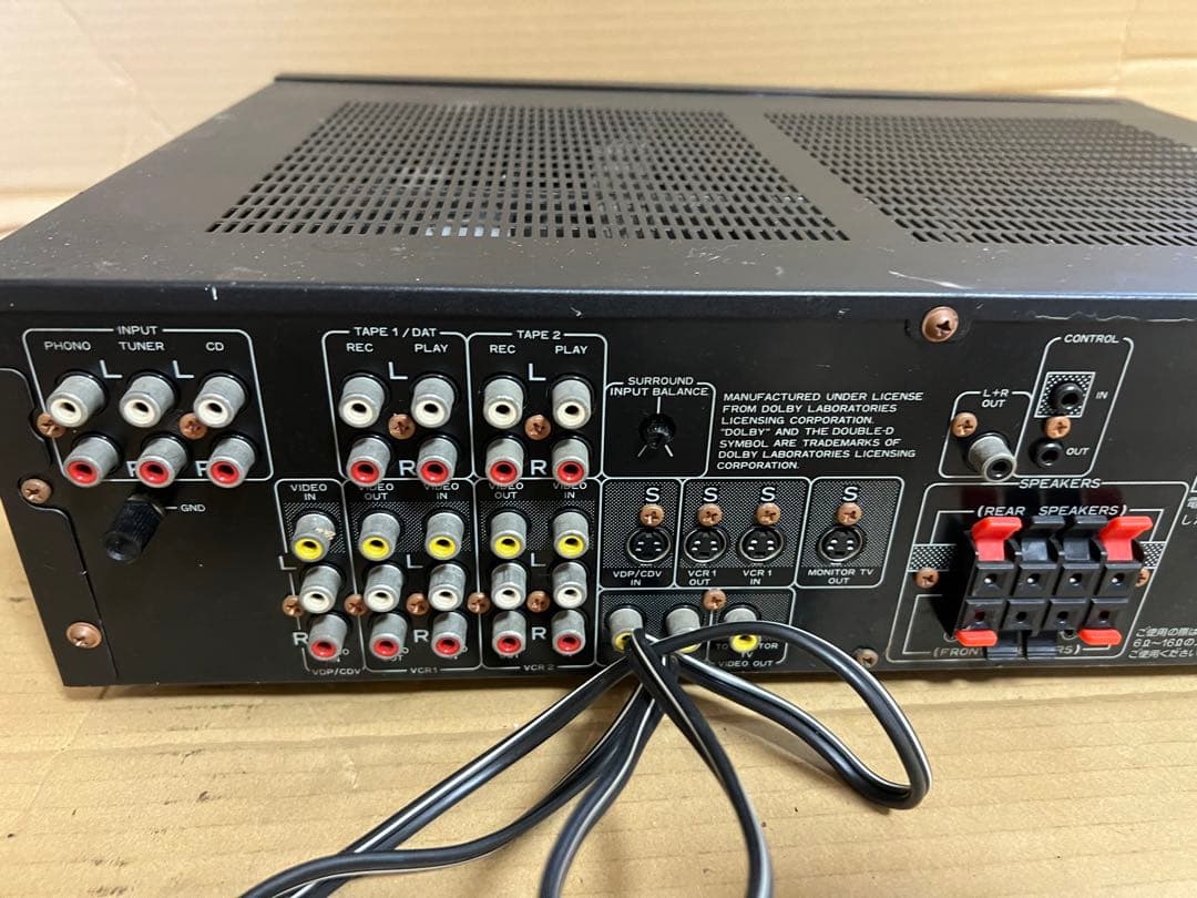 Pioneer VSA-530 ￥53,800(1989年10月発売)