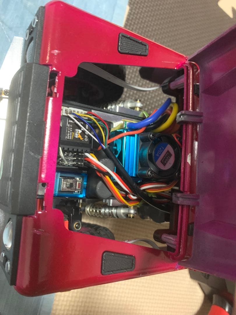 RC1/12カー アルミ製シャーシ オフロードタイヤ