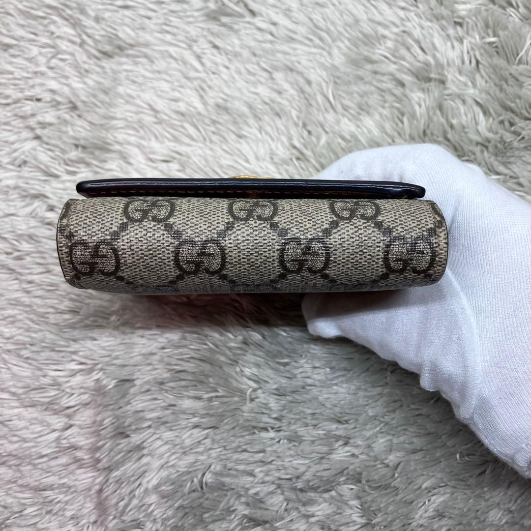 Somali GGマーモント GGスプリーム 二つ折り財布 PVC レザー