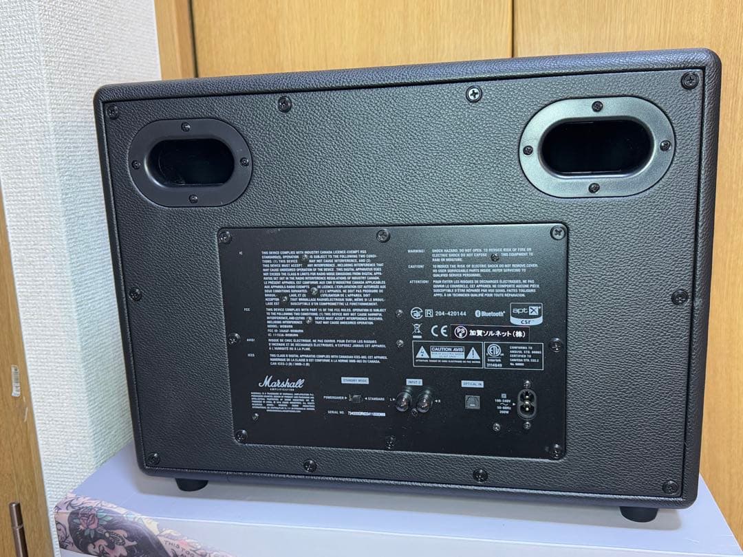 美品　Marshal WOBURN Bluetooth ブラック