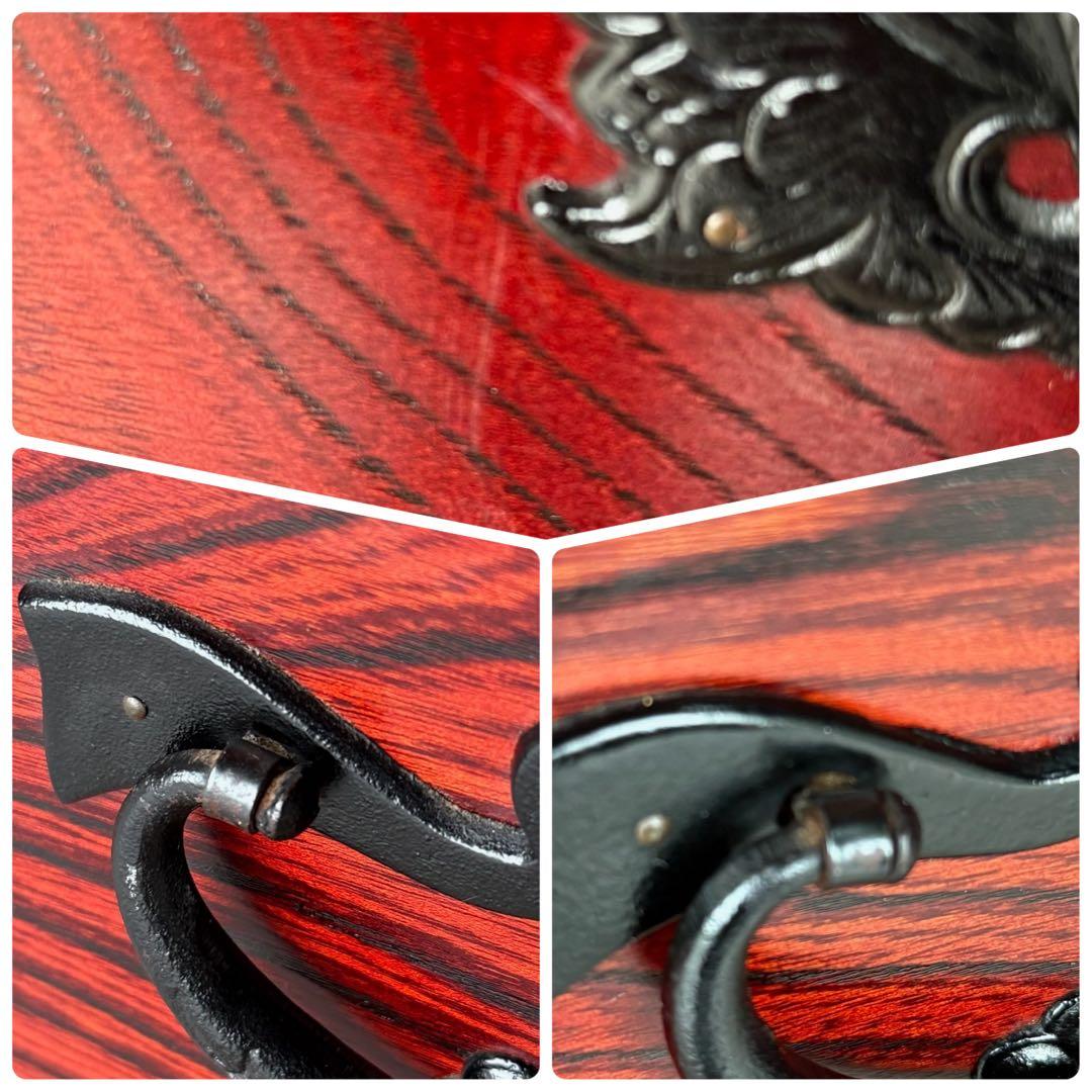 HR836 岩谷堂箪笥　4段4杯　鍵付き 南部鉄器　漆塗り最高級