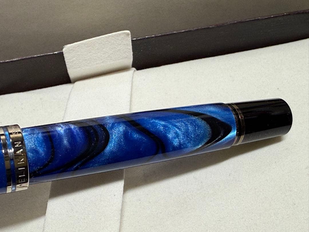 限定品　ペリカン万年筆　スーべレーン　M805 EF ブルーデューン