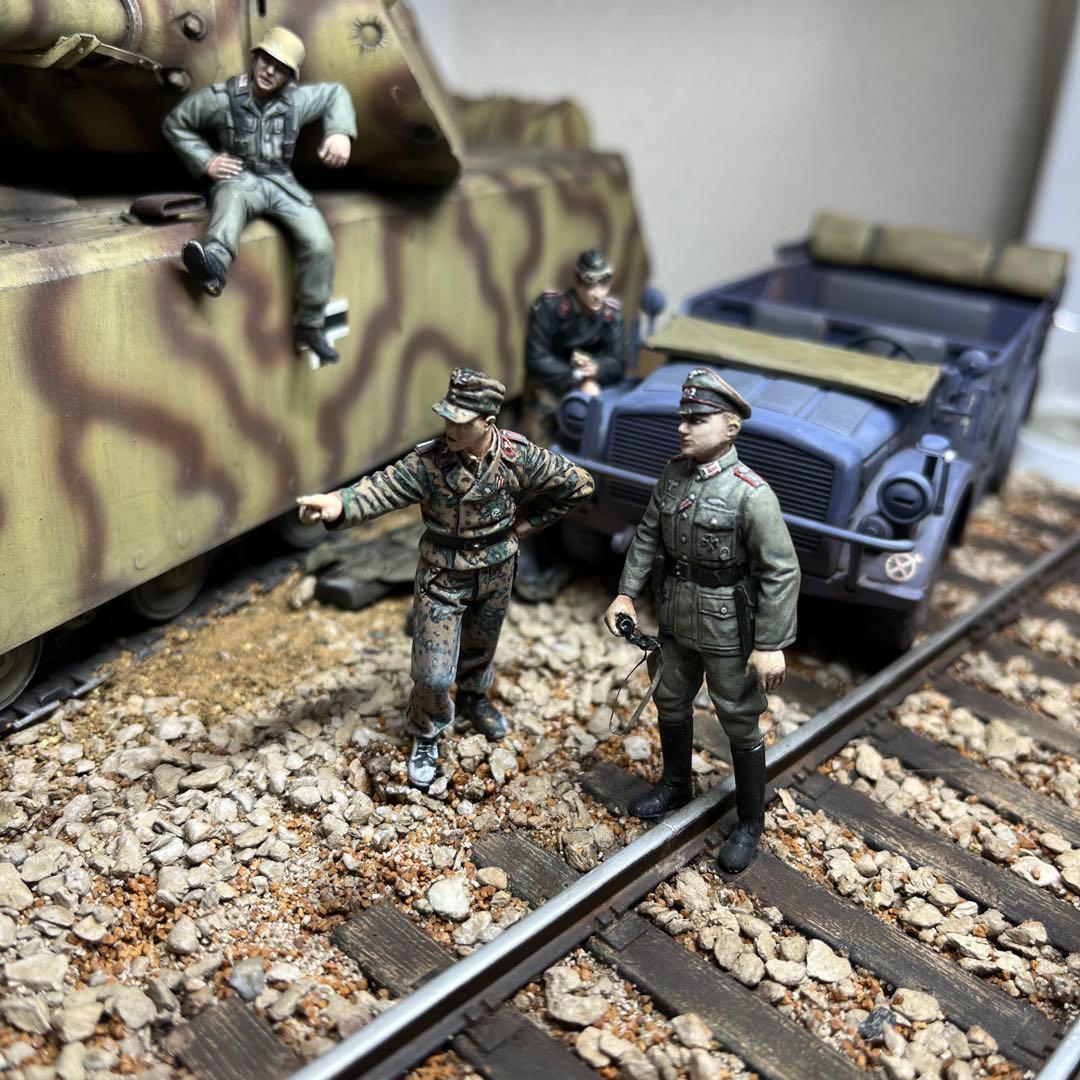 1/35 ドイツ軍　超重戦車マウス　ジオラマ