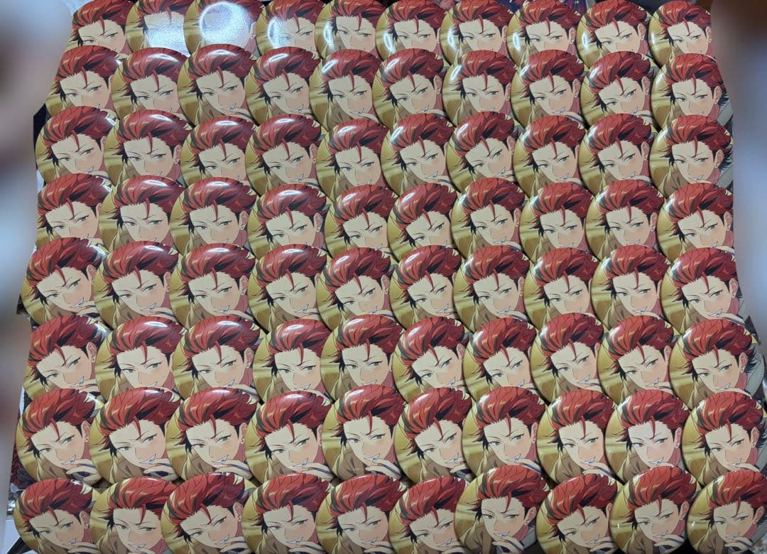 あんスタ　フィーチャー　缶バッジ　鬼龍紅郎　①