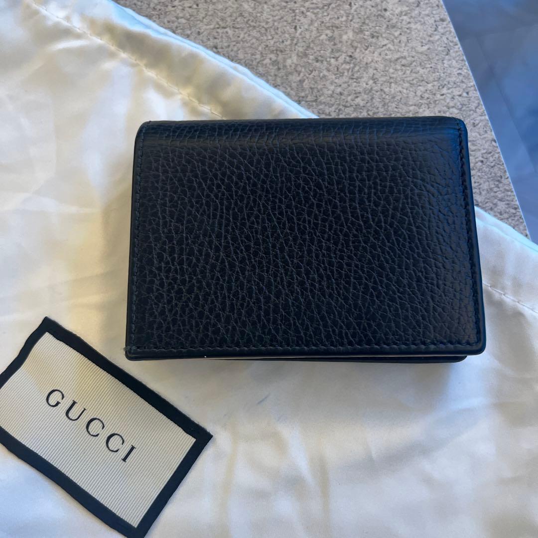 GUCCI グッチ GGマーモント リボン 二つ折り