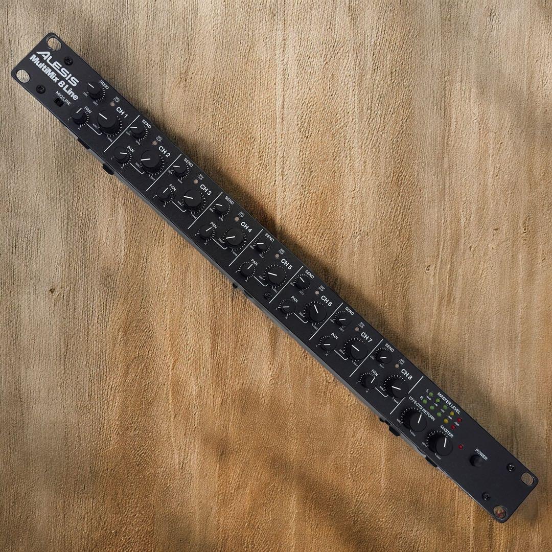 ALESIS（アレシス）/ MultiMix 8 Line 1Uラインミキサー