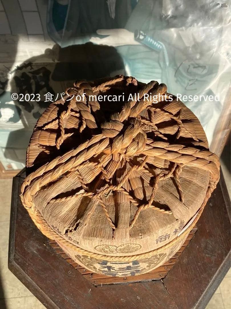 【希少】陶器製　飾り樽　日本酒樽　月桂冠樽　樽　酒飾り