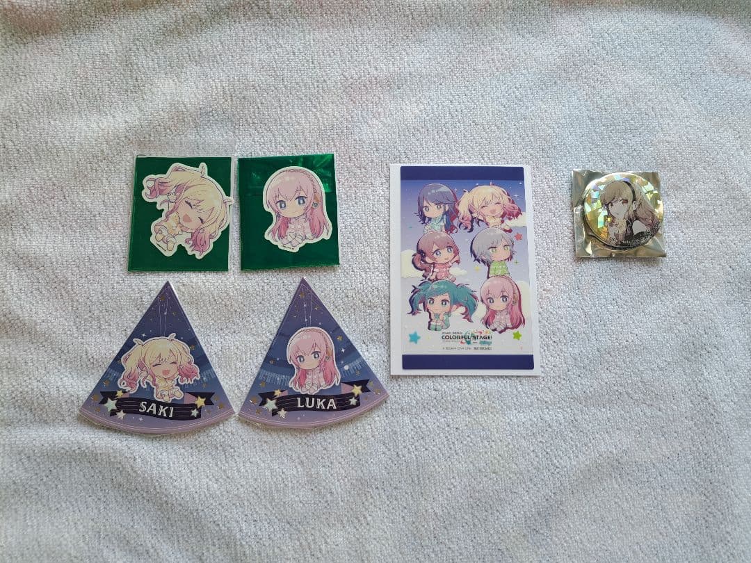 プロセカ　満天　ステッカー　特典　宝石箱　缶バッジ　天馬咲希　巡音ルカ　6点+α