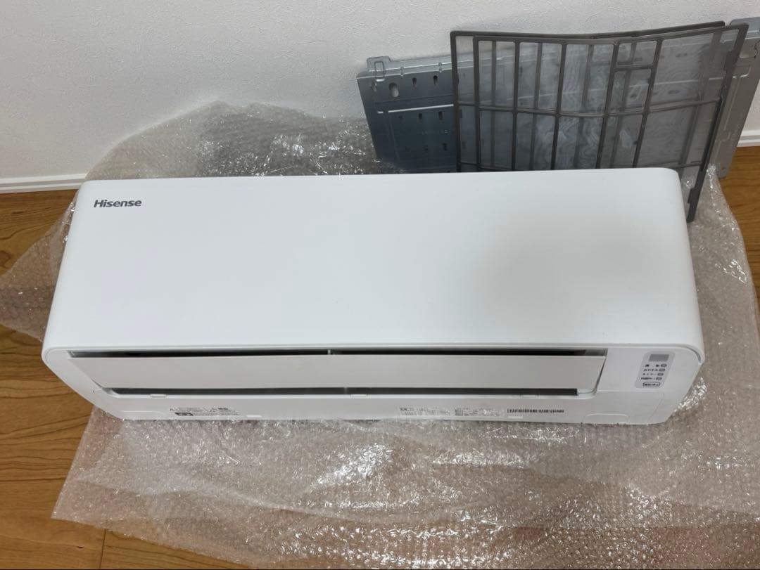 Hisense エアコン 8畳　2021年製　リモコン室外機セット　現状渡し