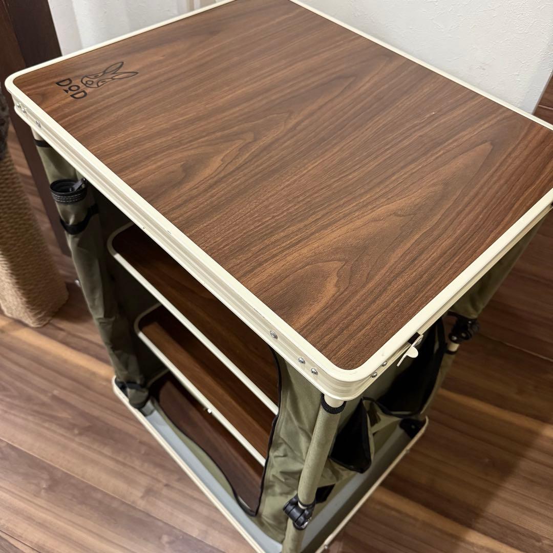 DOD＊折りたたみマルチキッチンテーブル＊カーキ